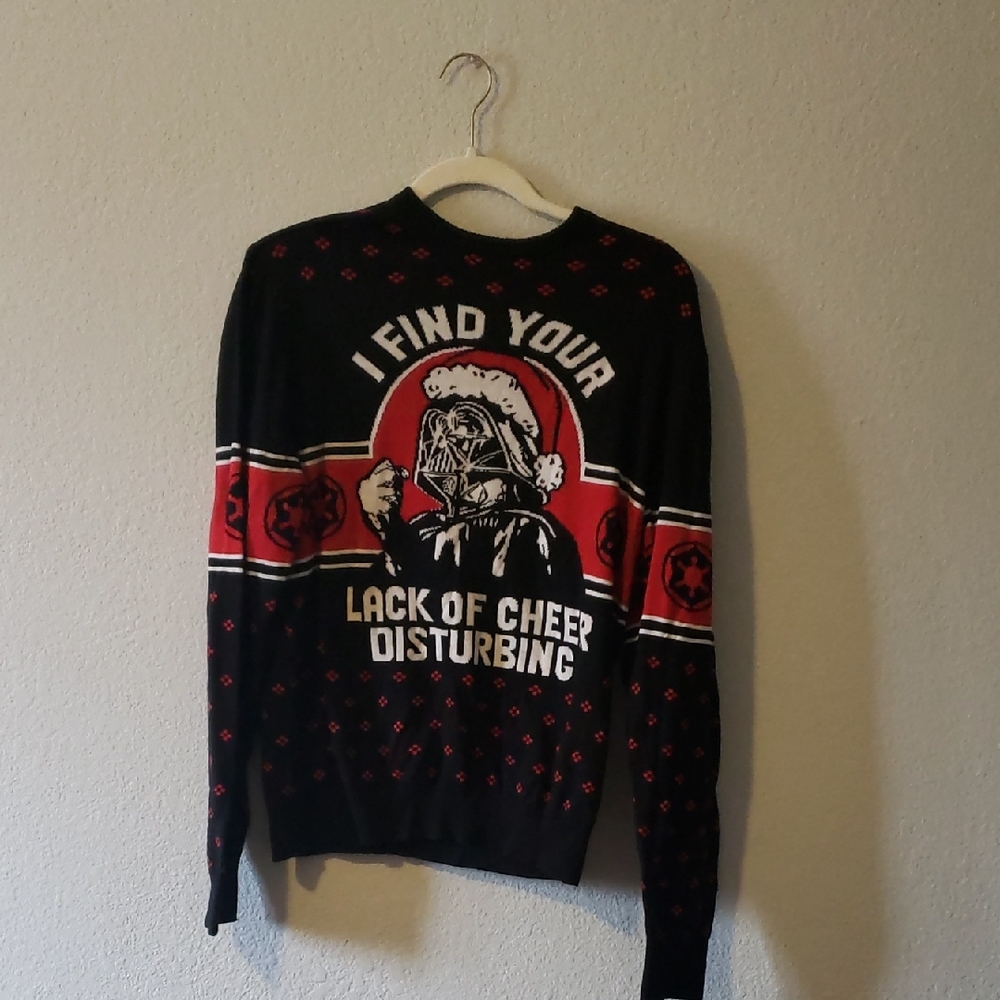 Star Wars Black and Red Crewneck Sweater